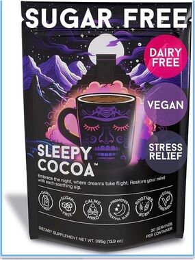 Sugar-Free Vegan Stress Relief Cocoa - Purple